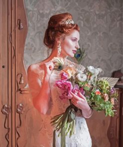 Vintage Wedding Bride Paint By Numbers