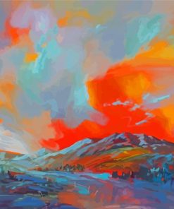 Abstract Blencathra Paint By Numbers