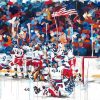 Abstract Miracle On Ice Paint By Numbers