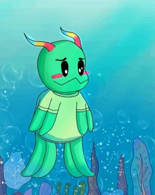 Adorable Plankton Paint By Numbers