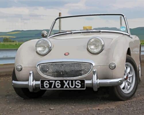 Aesthetic Austin Healey Sprite Paint By Numbers