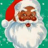 Aesthetic Black Santa Art Paint By Numbers