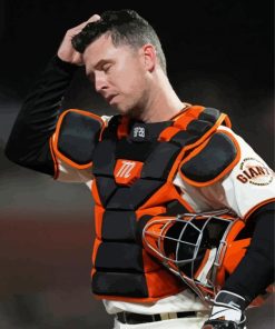 Aesthetic Buster Posey Player Paint By Numbers