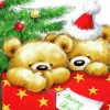 Aesthetic Christmas Bear Paint By Numbers