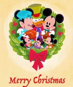 Aesthetic Disney Christmas Paint By Numbers