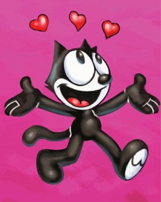 Aesthetic Felix The Cat Art Paint By Numbers