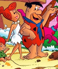 Aesthetic Flintstone Paint By Numbers