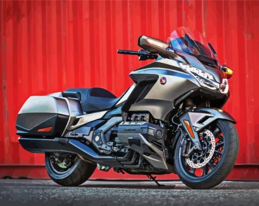 Aesthetic Honda Gold Wing Paint By Numbers