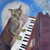 Aesthetic Jazz Cat Paint By Numbers