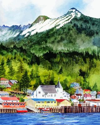 Aesthetic Ketchikan Art Paint By Numbers