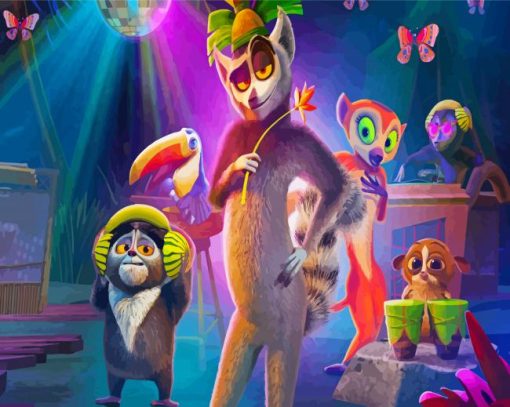 Aesthetic King Julien Paint By Numbers