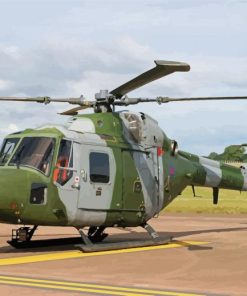 Aesthetic Lynx Helicopter Paint By Numbers