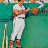 Aesthetic Norman Rockwell Baseball Paint By Numbers