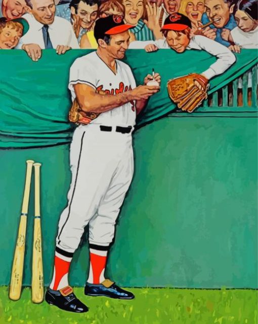 Aesthetic Norman Rockwell Baseball Paint By Numbers