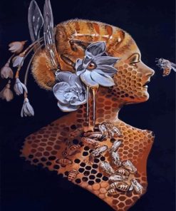 Aesthetic Queen Bee Art Paint By Numbers