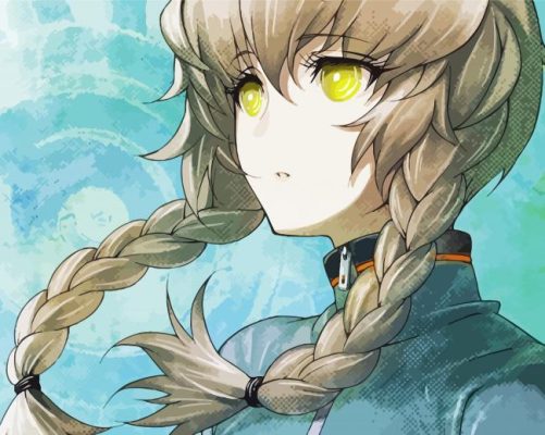 Aesthetic Suzuha Amane Steins Gate Paint By Numbers