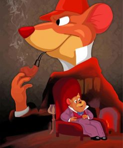 Aesthetic The Great Mouse Detective Art Paint By Numbers