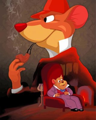 Aesthetic The Great Mouse Detective Art Paint By Numbers