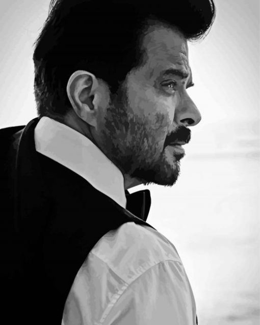 Aesthetic Anil Kapoor Side Profile Paint By Numbers