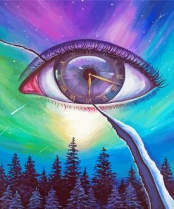 Aesthetic Eye Sky Paint By Numbers