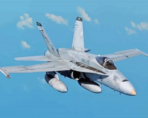 Aesthetic F18 Paint By Numbers