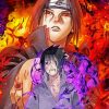 Aesthetic Itachi And Sasuke Paint By Numbers