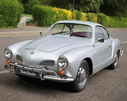 Aesthetic Karmann Ghia Paint By Numbers