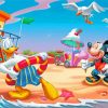 Aesthetic Mickey Mouse And Donald Duck Paint By Numbers