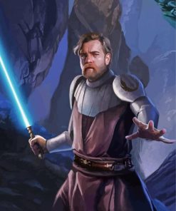 Aesthetic Obiwan Kenobi Paint By Numbers