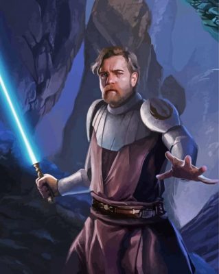 Aesthetic Obiwan Kenobi Paint By Numbers