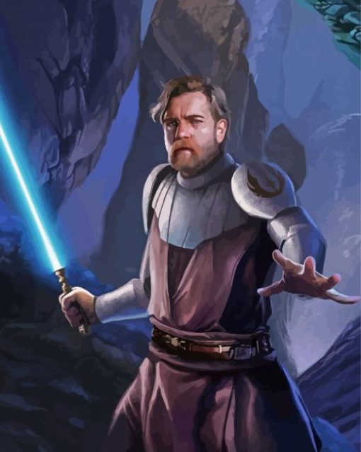 Aesthetic Obiwan Kenobi Paint By Numbers