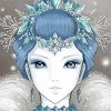 Aesthetic Snow Queen Paint By Numbers