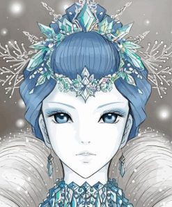 Aesthetic Snow Queen Paint By Numbers