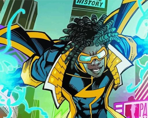 Aesthetic Static Shock Paint By Numbers