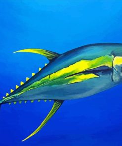 Aesthetic Yellow Fin Tuna Paint By Numbers