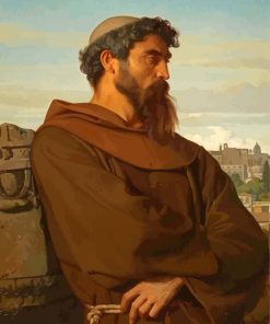 Alexandre Cabanel A Thinker A Young Roman Monk Paint By Numbers