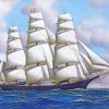 American Clipper Ship Paint By Numbers