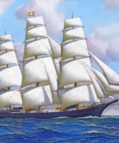 American Clipper Ship Paint By Numbers