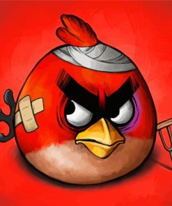 Angry Bird Art Paint By Numbers