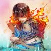 Anime Fire And Water Art Paint By Numbers