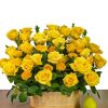 Basket Of Yellow Roses Paint By Numbers