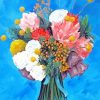 Beautiful Flower Bouquet Art Paint By Numbers