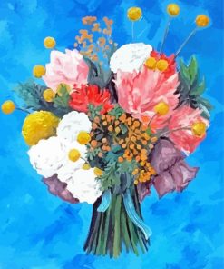 Beautiful Flower Bouquet Art Paint By Numbers