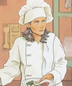 Beautiful Girl Chef Paint By Numbers