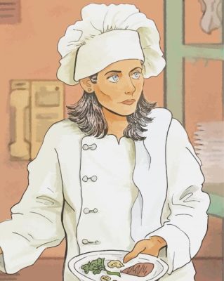 Beautiful Girl Chef Paint By Numbers