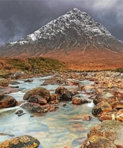 Beautiful Munro Mountain Paint By Numbers