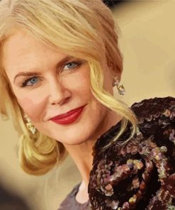 Beautiful Nicole Kidman Paint By Numbers