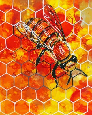 Bee In The Hive Art Paint By Numbers