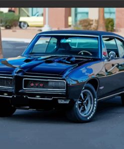 Black 1968 GTO Paint By Number