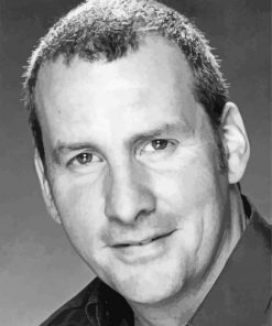 Black And White Chris Barrie Paint By Numbers